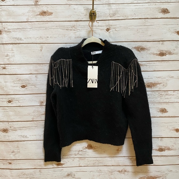 14 NWOT Zara black limited edition sweater - Picture 2 of 3
